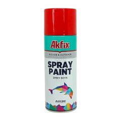Akfix SP423024 Sprey Boya 400ml ParlKırmızı