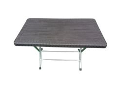 STARS KATLANIR MASA RATTAN MOTİF 70X120 KAHVE