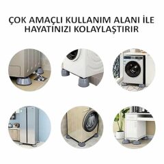 BYHOME MAKİNE TİTREŞİM ÖNLEYİCİ 4 LÜ A10316