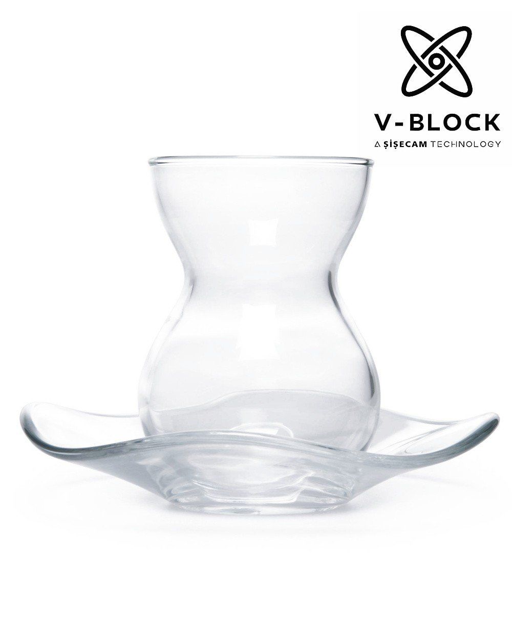PAŞABAHÇE ÇAY TK DANTEL V BLOK 6LI  96574