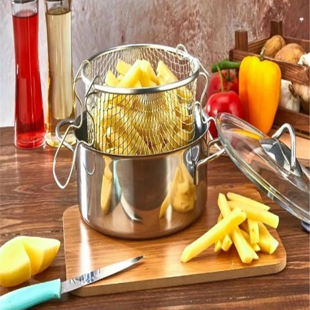 COOK CHEF PROTICO ÇELİK FRİTÖZ 20 CM PFS-120