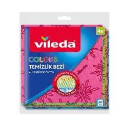 VİLEDA COLORS TEMİZLİK  BEZİ 4 LÜ