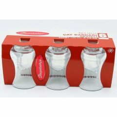 PAŞABAHÇE ÇAY BARDAK İNCE BEL OPTİK 6LI 42781