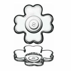 PAŞABAHÇE ÇAY TABAK YONCA 6 LI 54521