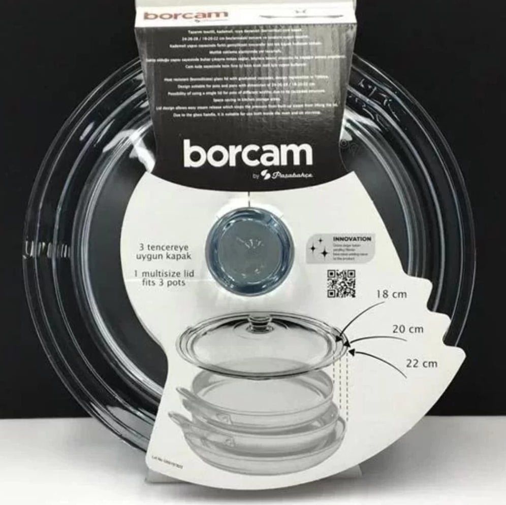 PAŞABAHÇE BORCAM KAPAK 25 CM 590220