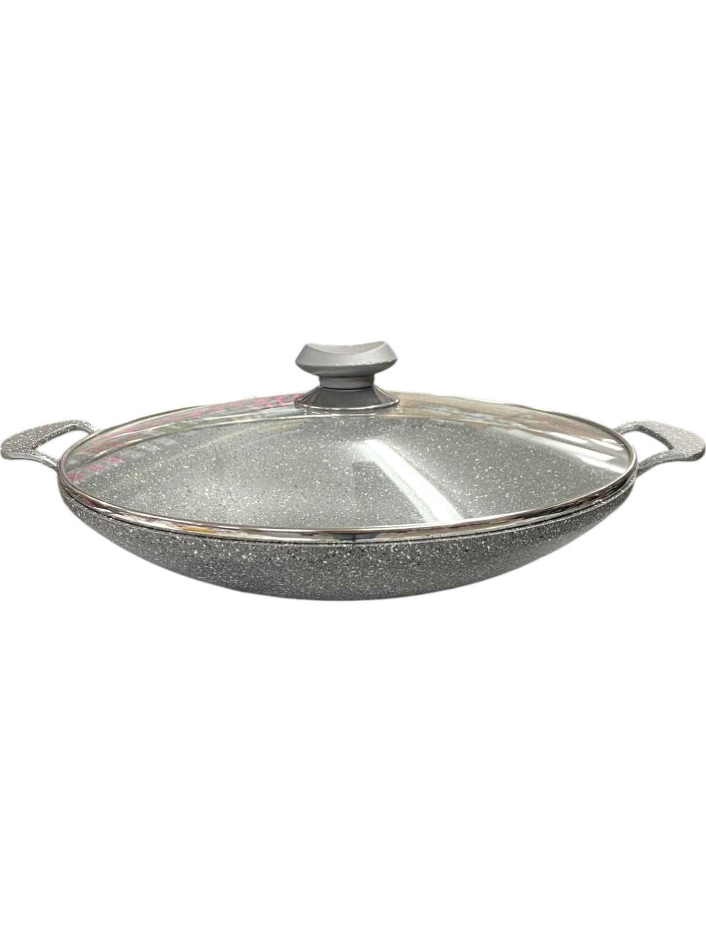 OMS GREY GRANİT SAC KAVURMA TAVA KPKLI 30CM 3228GL