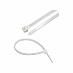 DMAX DMX-4313 CIRT KELEPÇE 3.6*150MM 25Lİ  BEYAZ