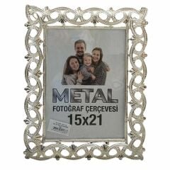 SAĞLAM  ROSER METAL ÇERÇEVE GÜMÜŞ 15*21 1977-3G