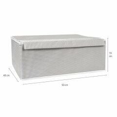 SERMAT ÇOK AMAÇLI SAKLAMA KUTUSU BAZA 50X40X19 CM