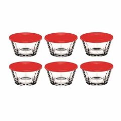 PAŞABAHÇE ROYAL KASE KAPAKLI 6 LI 53043