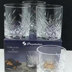 PAŞABAHÇE TIMELESS VİSKİ BARDAK 205CC 4 LÜ 52810
