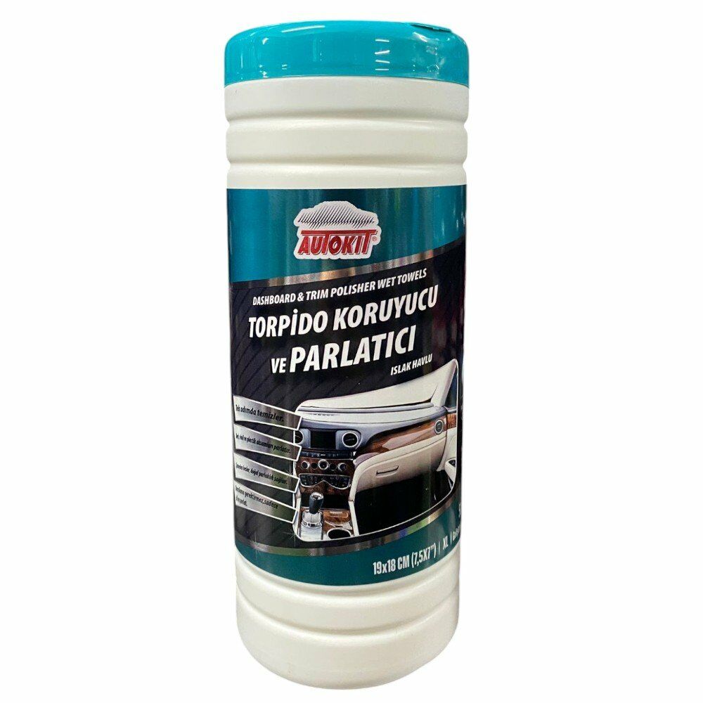 AUOTOKIT TORPİDO KORUYUCU VE PARLATICI ISLAK HAVLU