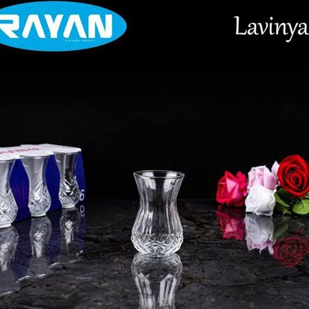 RAYAN LAVİNYA ÇAY BARDAK 6LI