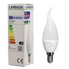 LAMBADA MUM LED AMPUL 6W KIVRIK BUZLU E14 BR