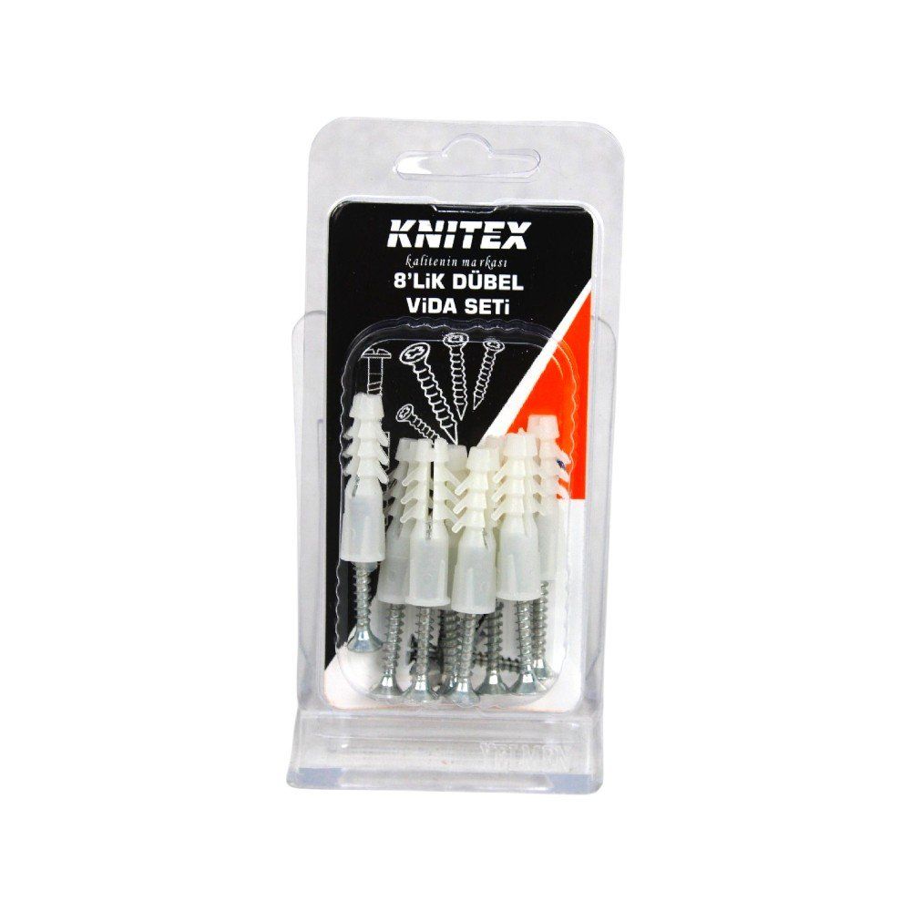 KNITEX KTX-2605 8 LİK DÜBEL VİDA SETİ
