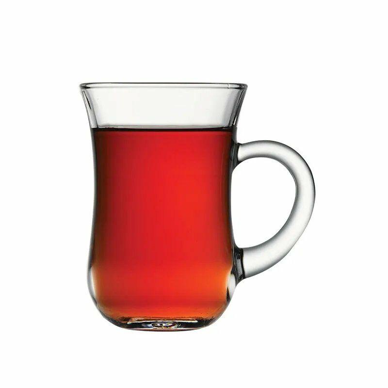 PAŞABAHÇE KEYİF KULPLU ÇAY BARDAK SADE 6'LI 55411