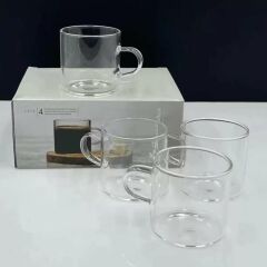 PAŞABAHÇE LİTE KULPLU BARDAK 4 LÜ 130 CC D00001