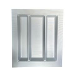 MOKKA 3 BÖLMELİ ÇEKMECE İÇİ KEPÇELİK GRİ 42*49CM