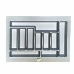 MOKKA 10 BÖLMELİ ÇEKMECE İÇİ KAŞIKLIK GRİ 67*49CM