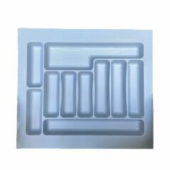 MOKKA 10 BÖLMELİ ÇEKMECE İÇİ KAŞIKLIK GRİ 55*49CM