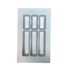 MOKKA 6 BÖLMELİ ÇEKMECE İÇİ KAŞIKLIK GRİ  32*49CM