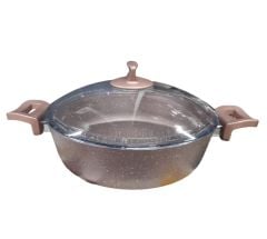 EVAXHOME 28CM GRANİT BASIK TENCERE
