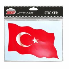 AUTOKİT TÜRK BAYRAĞI STİCKER DALGALI