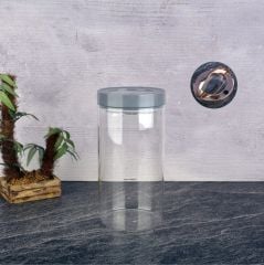 TOHANA VAKUMLU CAM KAVANOZ 1650 ML GRİ KL THN8731