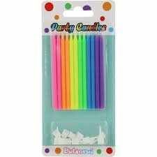 BALONEVİ 9935 PARTY CANDLES 12Lİ MUM RENKLİ