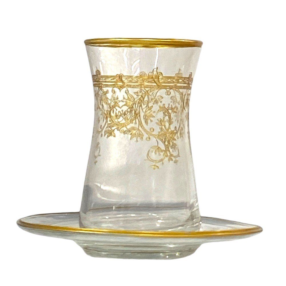 NHCRYSTAL ÇAY SETİ DEKORLU 6 LI