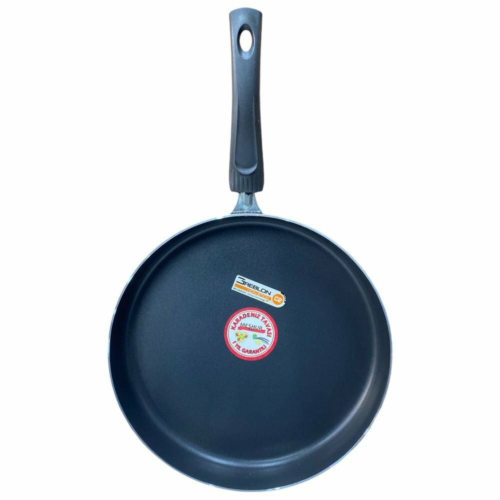 GREBLON MEŞHUR KARADENİZ TEFLON TAVA KAPAKLI 34 CM