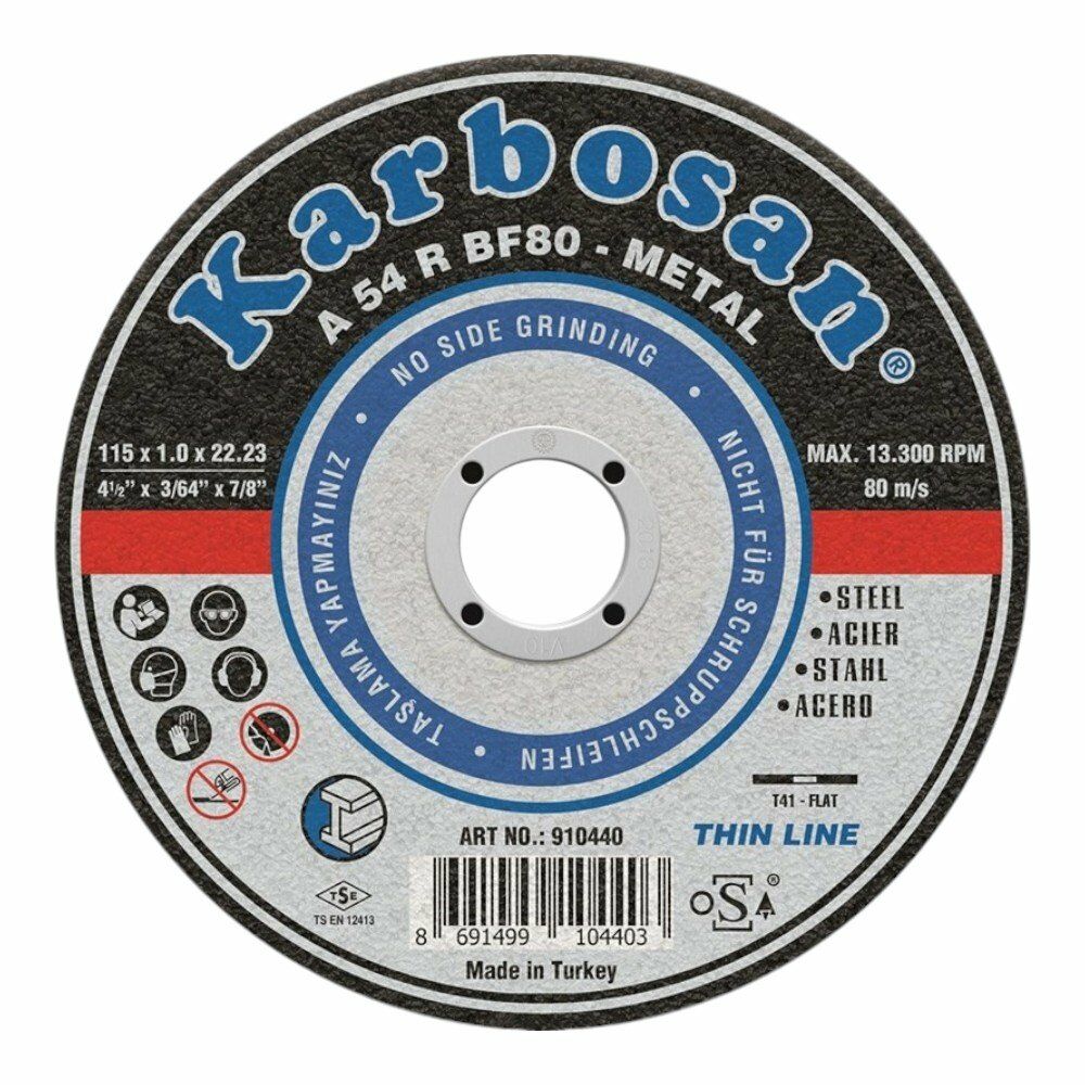 Karbosan NK Metal Kesici 115x30x22 /910910