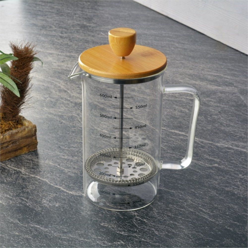 TOHANNA FRENCH BAMBU METAL KAPAKLI 600ML THN76230