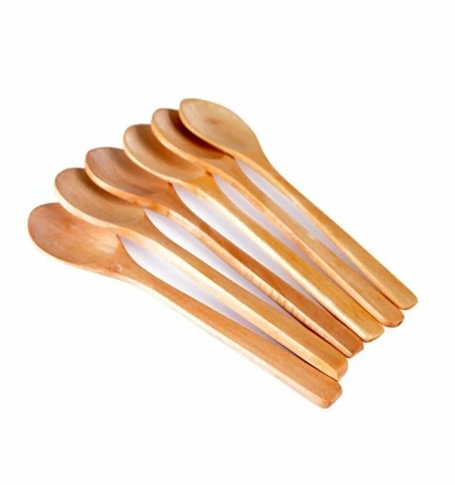 AHŞAP 16 CM 6 LI KAŞIK YERLİ