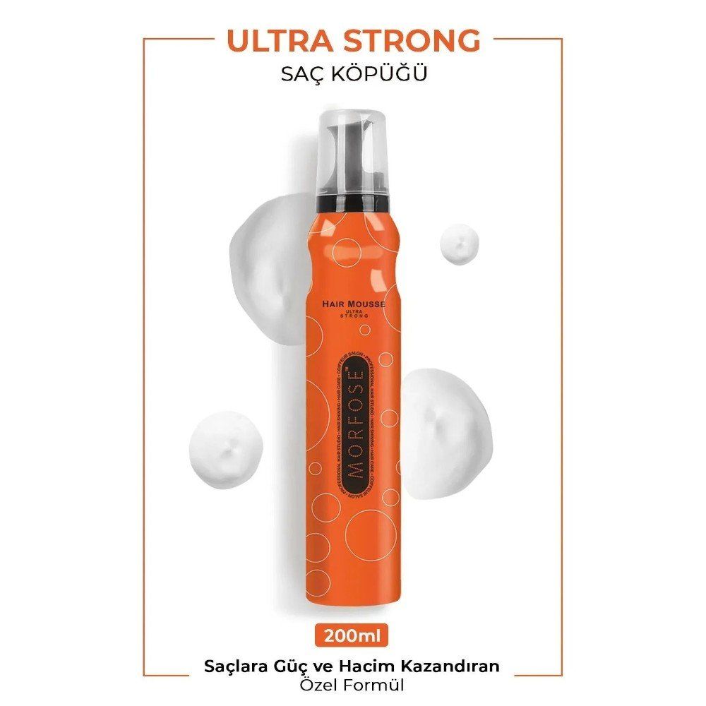 MORFOSE SAÇ KÖPÜĞÜ ULTRA 200ML TURUNCU FE209