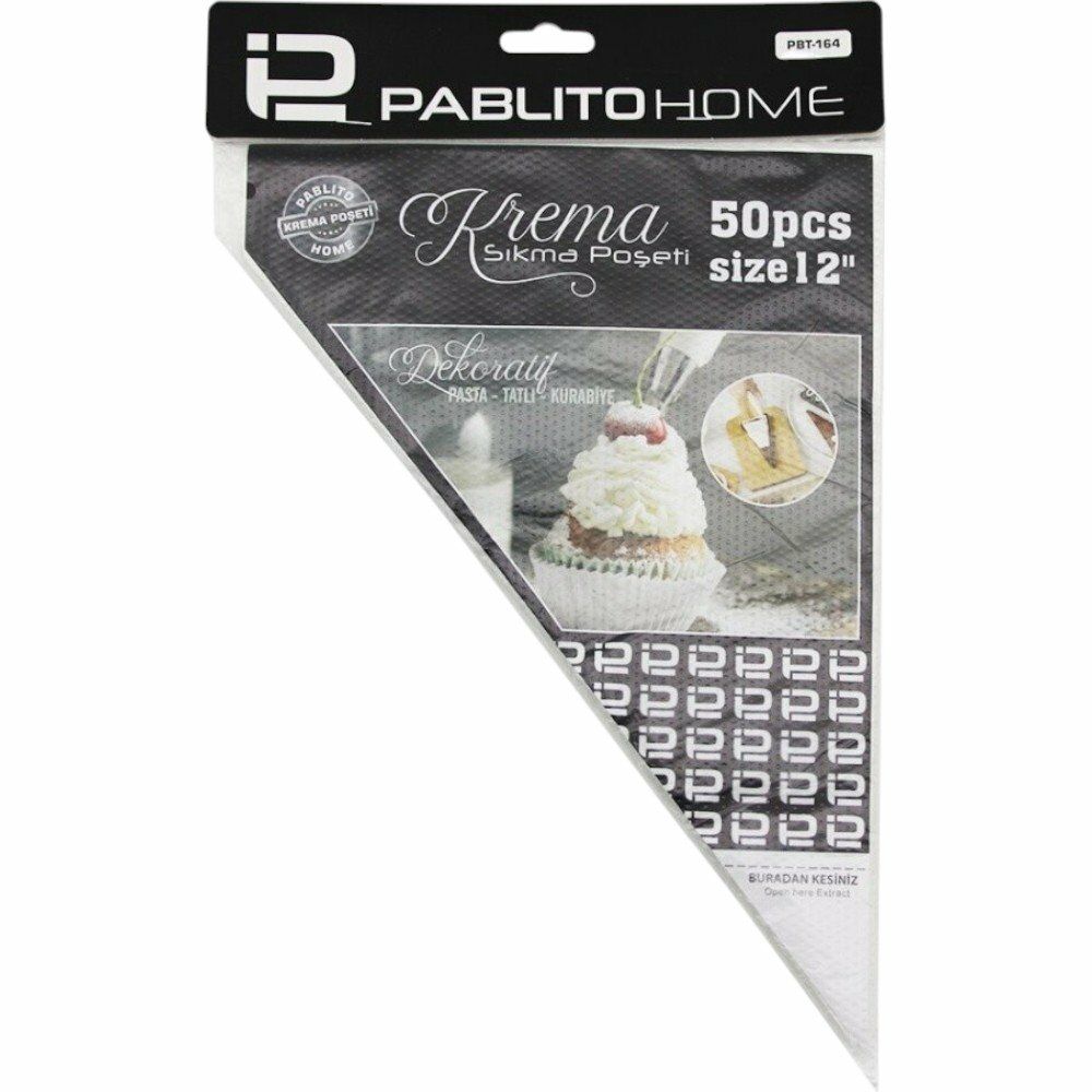 PABLITO KREMA SIKMA POŞETİ 50 Lİ