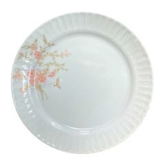 GÜRAL PORSELEN ÇİÇEK DESEN SERVİS TABAK 25 CM