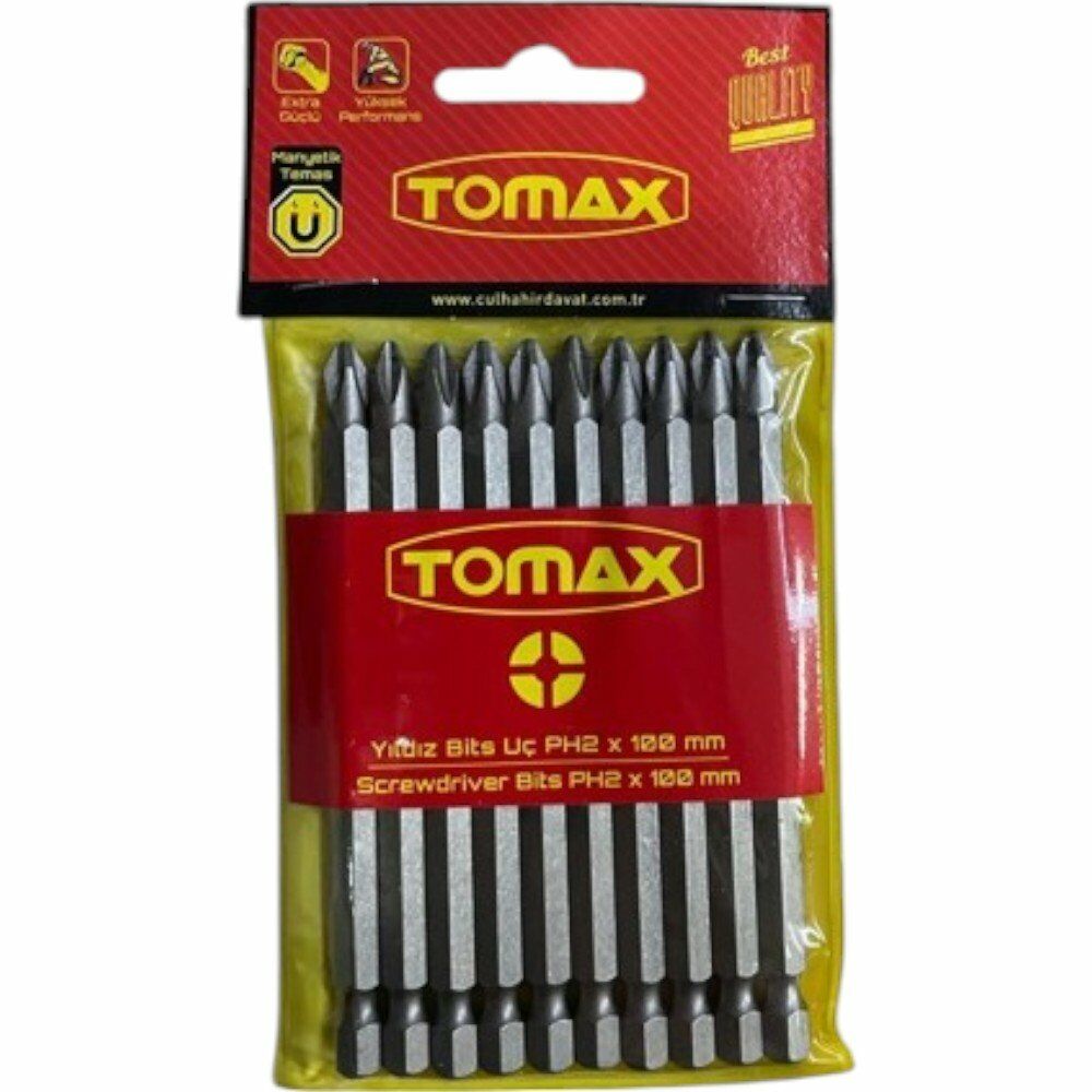 TOMAX YILDIZ UÇLU BİTS 100 MM