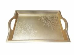 MEYSA TEPSİ GOLD DİKDÖRTGEN
