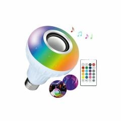 RGB KUMANDALI HOPARLÖRLÜ AMPÜL 5M 12W