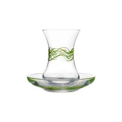 PAŞABAHÇE WORKSHOP ÇAY TAKIMI YEŞİL DALGA 98542