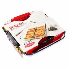 PAŞABAHÇE KARE 2 Lİ BORCAM SET 159028