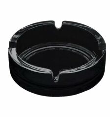 PAŞABAHÇE SİYAH CAM KÜLLÜK 2Lİ 54036