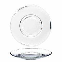 PAŞABAHÇE 126MM HEYBELİ 6LI ÇAY TABAK 54391