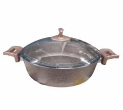 EVAXHOME 30 CM GRANİT TENCERE