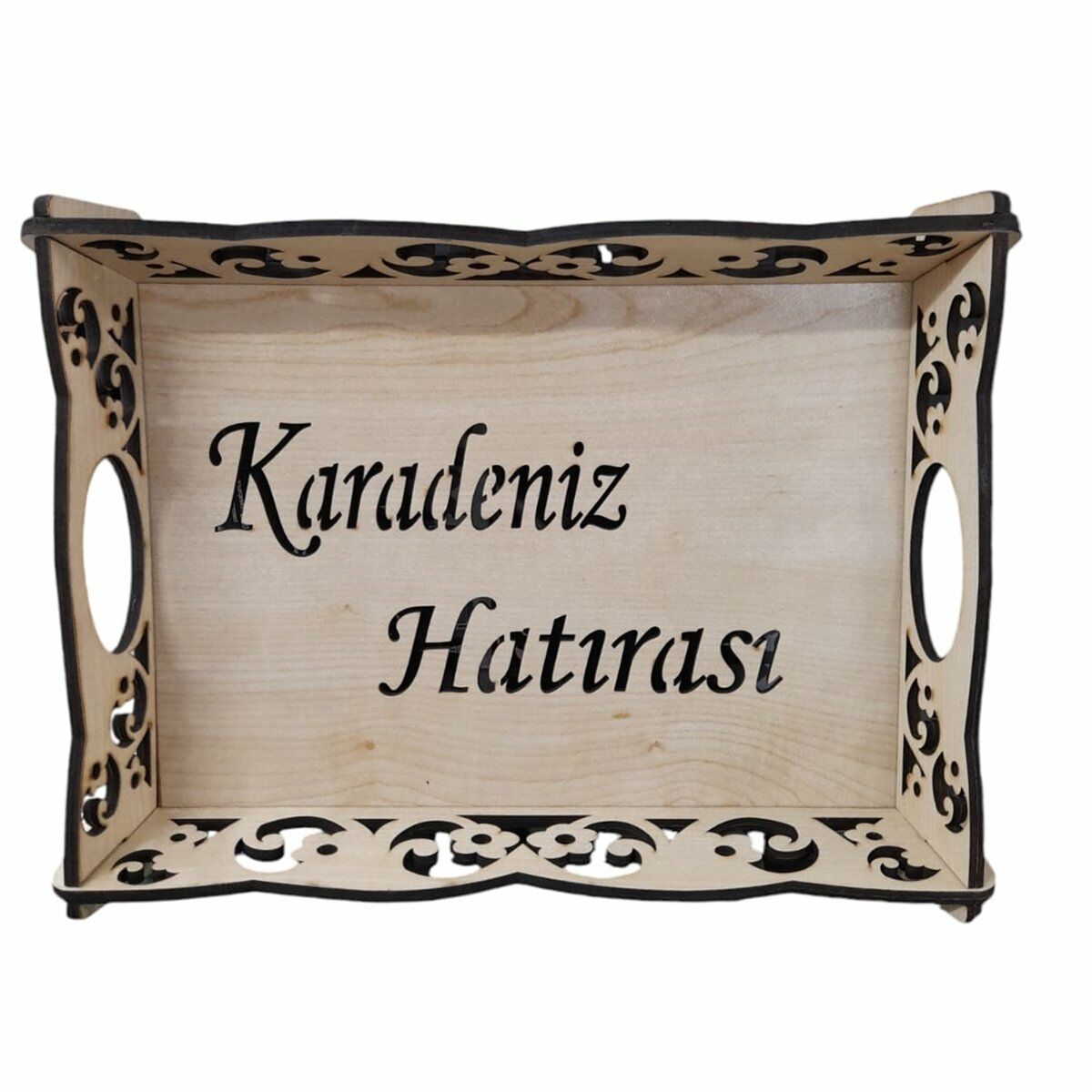 AHŞAP TEPSİ İŞLEMELİ