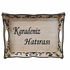 AHŞAP TEPSİ İŞLEMELİ