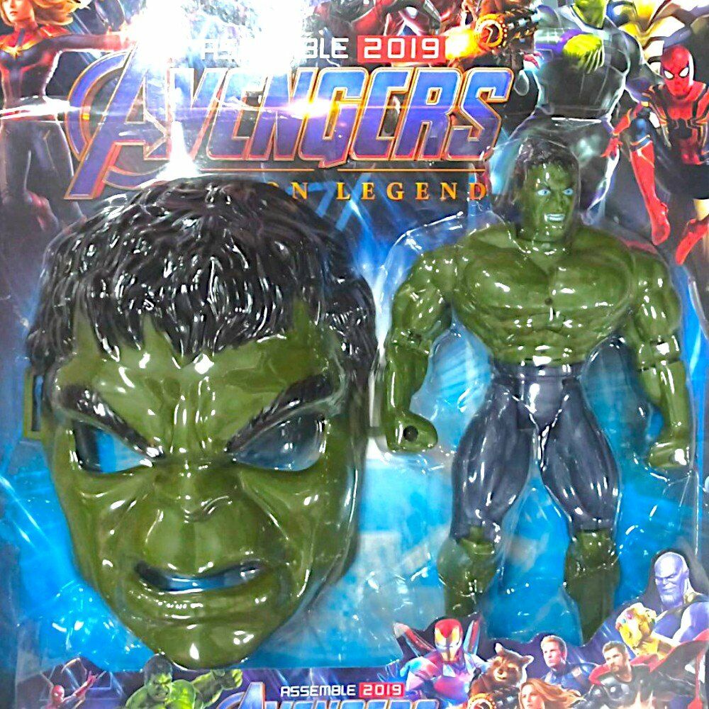 HULK MASKE SET SESLİ IŞIKLI KLÇ 66089