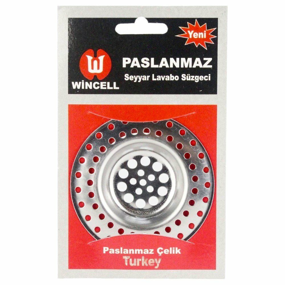 WİNCELL PASLANMAZ LAVABO SÜZGEC KÜÇÜK