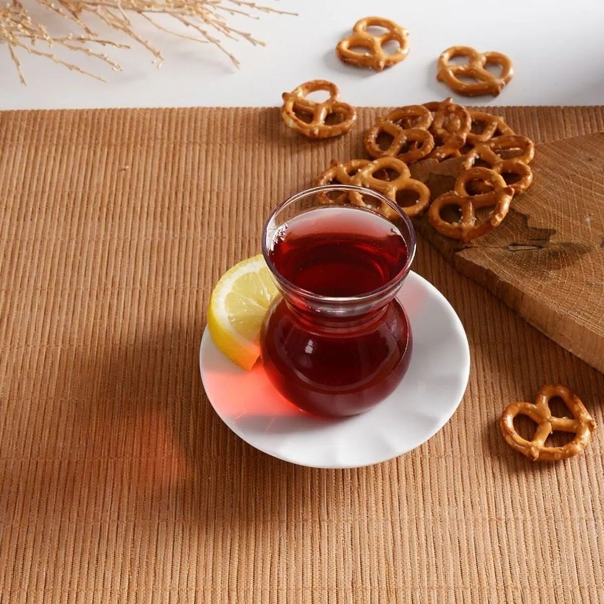 PAŞABAHÇE 6' LI DANTEL PORSELEN ÇAY TAKIMI 950051